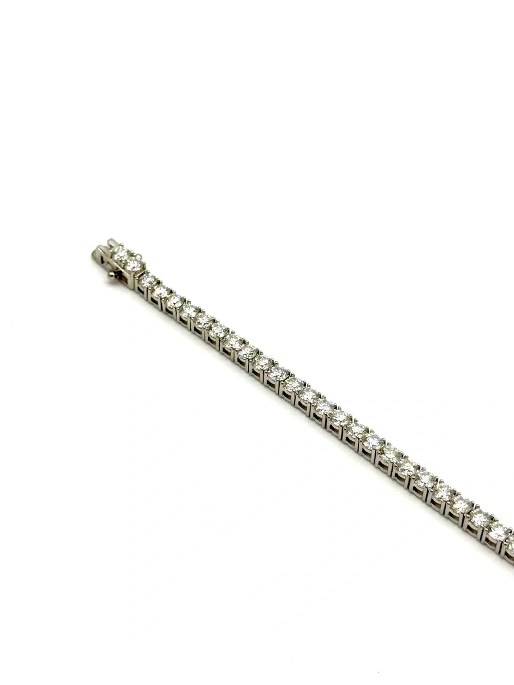 925 Silver, 5.6CTW Moissanite Tennis Bracelet